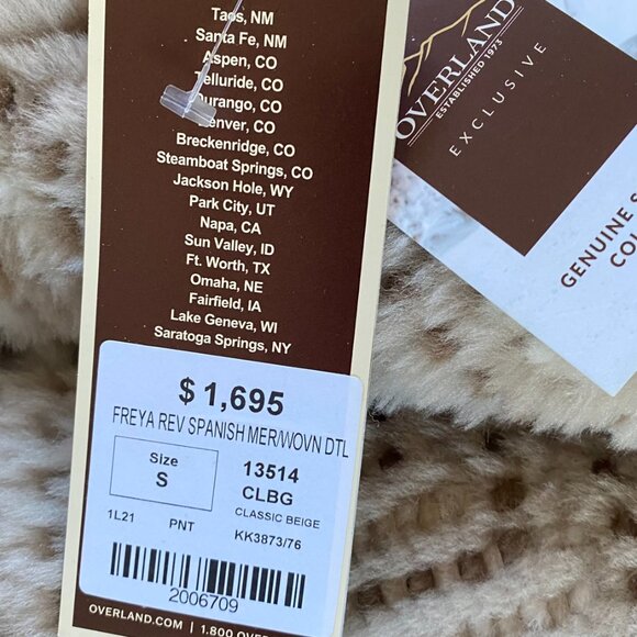 Overland Sheepskin Freya Reversible Jacket - Picture 8 of 8